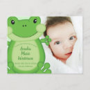 Recherche de grenouille adorable invitations Garçon
