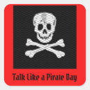Recherche de jour de pirate autocollants Crâne