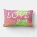 Recherche de grenouille verte coussins Amour