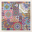Recherche de motif marocain tuile de dessous de verres Ethnique