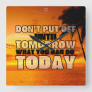 Recherche de coucher du soleil horloges Photographie