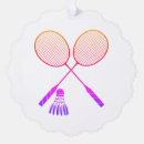 Recherche de de badminton ornements Raquette