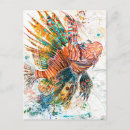 Recherche de lion abstrait cartes postales Illustration