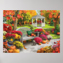 Recherche de banc de jardin posters Automne