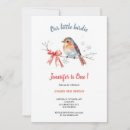 Recherche de petit oiseau invitations Bleu