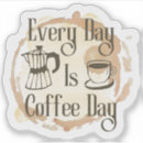 Recherche de citation de café autocollants Drôle