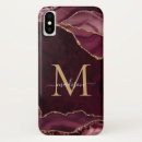 Recherche de marbre rouge iphone coques Monogramme