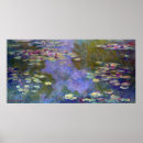 Recherche de nénuphars par claude monet posters Fleur