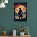 Recherche de guerrier samouraï posters Lune