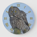 Recherche de hibou neige horloges Faune