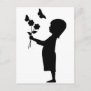 Recherche de silhouette fille cartes postales Enfant