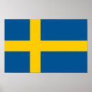 Recherche de drapeau de la suède posters Patriotique