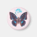 Recherche de papillon bleu de morpho magnets Réfrigérateur
