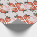 Recherche de anniversaire fraise papier cadeau Aquarelle