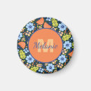 Recherche de motif floral coloré magnets Fleur