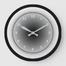 Recherche de gris blanc noir horloges Élégant