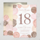Recherche de or rose chic invitations Dix huit