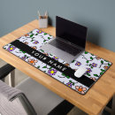 Recherche de motif floral coloré tapis souris Monogramme