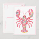 Recherche de homard cartes postales Été
