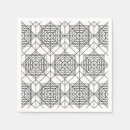 Recherche de motif abstrait serviettes Invités