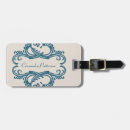 Recherche de damassé vintage bagages étiquettes Chic