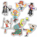 Recherche de acrobate autocollants Clown