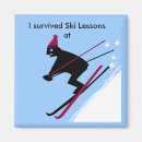 Recherche de ski drôle magnets Neige