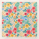 Recherche de verre floral dessous de dessous de verres Vintage