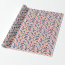 Recherche de peint à la main papier cadeau Motif