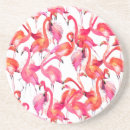 Recherche de flamants dessous de verres Hawaïen