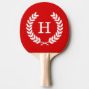 Recherche de blanc raquettes ping pong Initiales