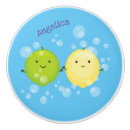 Recherche de citron boutons et poignées de porte Illustration