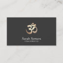 Recherche de symbole om cartes visite Professeur de yoga