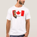 Recherche de castor canada tshirts Rouge