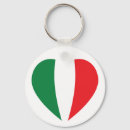 Recherche de drapeau italie porteclés Coeur