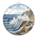 Recherche de rivage jeux de fléchettes Aquarelle