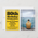 Recherche de 80th anniversaire invitations Minimaliste