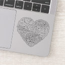 Recherche de mot français autocollants Noir et blanc