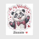 Recherche de amour panda autocollants Coeur