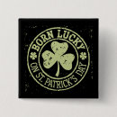 Recherche de jour de la saint patrick badges Trèfle