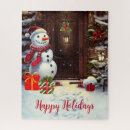 Recherche de salutations puzzles Noël