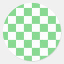 Recherche de damier vert autocollants Abstrait