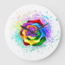 Recherche de éclaboussure de peinture horloges Fleur