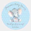 Recherche de éléphant bébé autocollants Baby shower éléphant