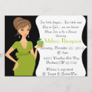Recherche de baby 14x19 invitations Vert