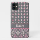 Recherche de rose de damassé iphone coques Gris