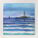 Recherche de peinture de phare puzzles Mer