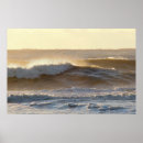 Recherche de vagues brisantes posters Eau