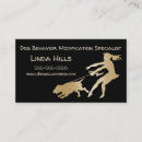 Recherche de comportement cartes visite Chien