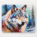 Recherche de loups tapis souris Portrait
